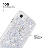 Case-mate - Twinkle Case With Micropel For Apple Iphone Se 2022 / Se 2020 / 8 / 7 / 6s / 6 - Stardust