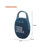 Jbl - Clip 5 Waterproof Bluetooth Speaker - Blue