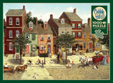 Cobble Hill 1000 Piece Puzzle - The Curve in The Square - Sample Poster Included