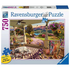 Ravensburger Cozy Front Porch 750 Piece Large Format Puzzle