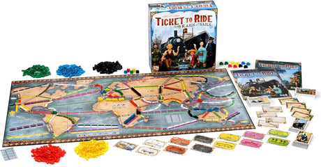 Ticket to Ride Rails & Sails Board Game - Train Route-Building Strategy Game, Fun Family Game for Kids & Adults, Ages 10+, 2-5 Players, 90-120 Minute Playtime, Made by Days of Wonder