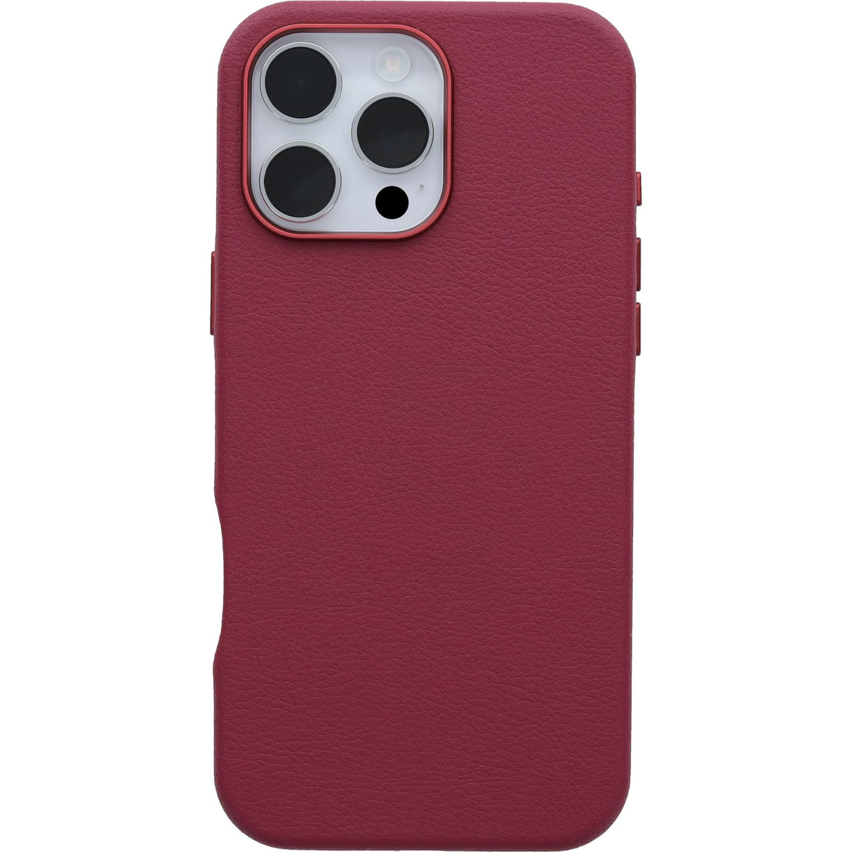 Otterbox - Symmetry Cactus Leather Magsafe Case For Apple Iphone 16 Pro Max - Maroon Bells