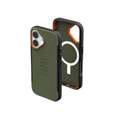 Urban Armor Gear (uag) -  Civilian Magsafe Case For Apple Iphone 16 - Olive Drab