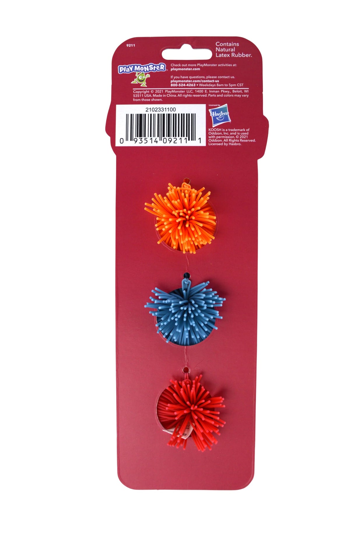 Koosh Balls, Mini Variety 3 Pack - Kids Outdoor Toys, Beach Toys, Outdoor Games for Adults and Family, Kids Toys, Kids Games, Outdoor Play Toys, Fidget Toys, Screen-Free, Ages 3+