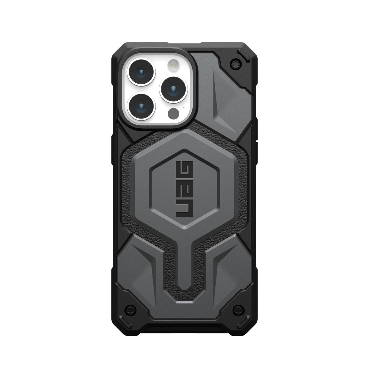 Urban Armor Gear (uag) - Monarch Pro Magsafe Case For Apple Iphone 15 Pro Max - Silver