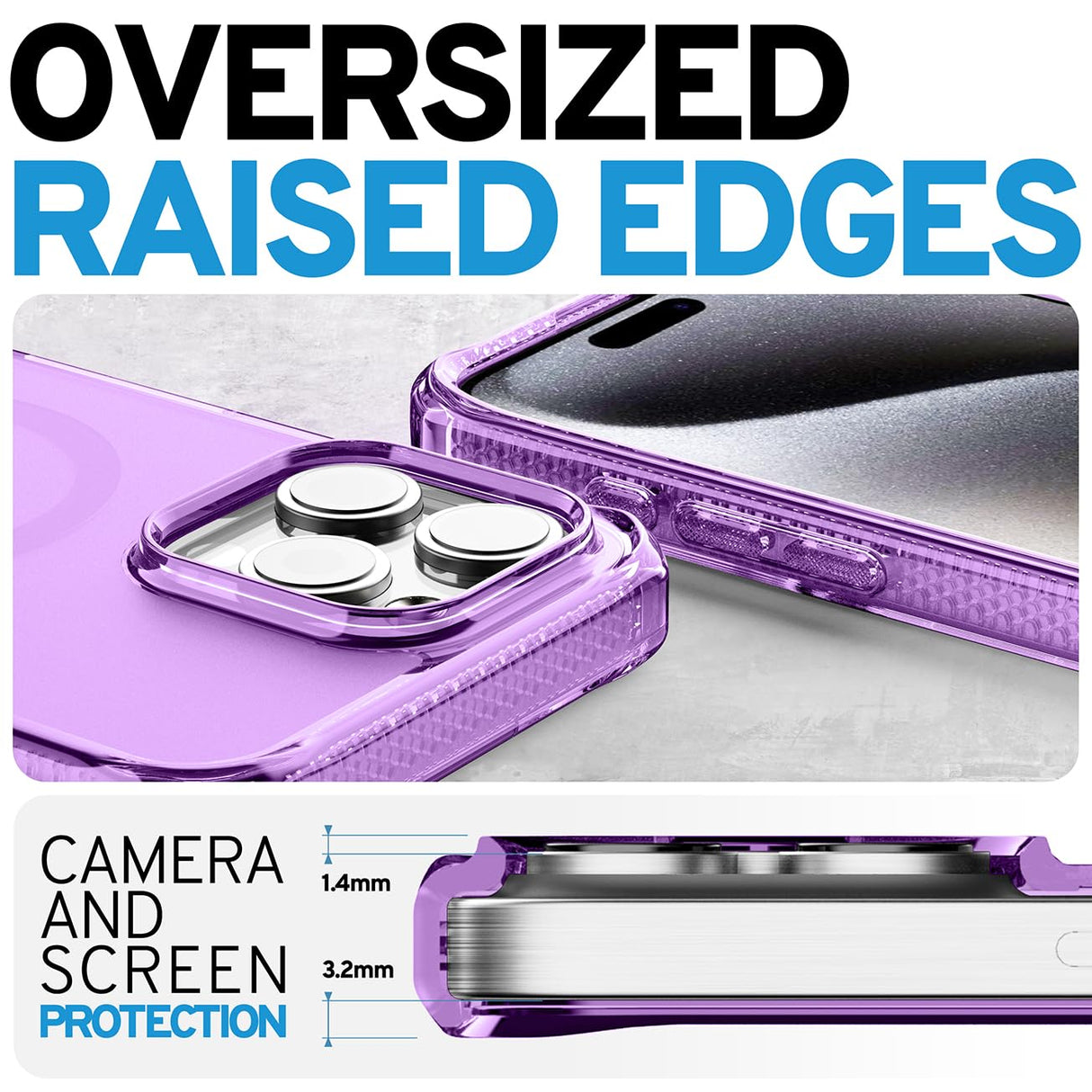 Itskins - Hybrid_r Vapor Magsafe Case For Apple Iphone 16 Pro - Light Purple