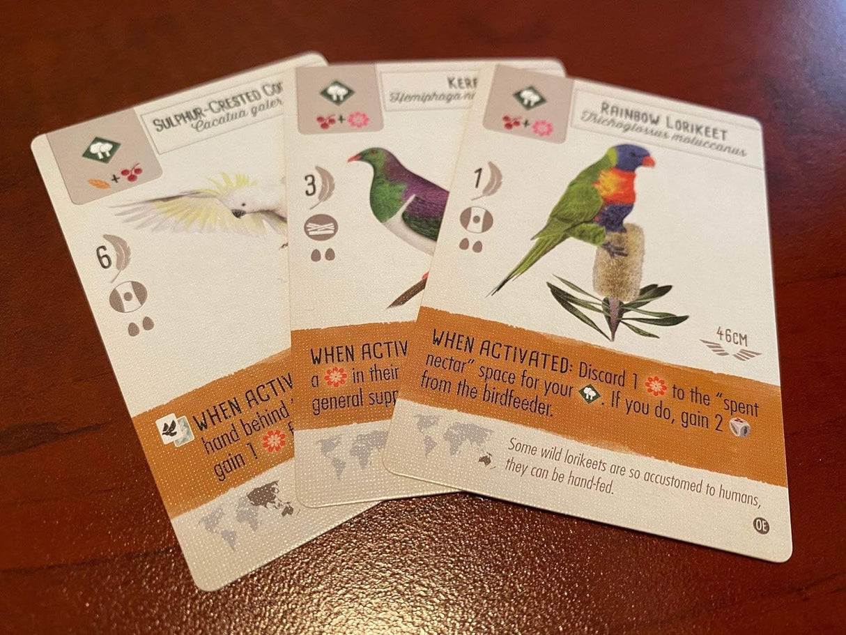 Stonemaier Games: Wingspan Oceania Expansion | Add to Wingspan (Base Game) | includes New Player Mats, Food, and Egg Color | 95 Unique New Birds | Cooperative Mode | 1-5 Players, 70 Mins, Ages 14+