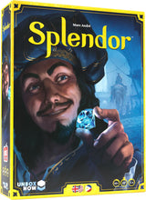 Splendor Board Game - Master The Art of Wealth and Prestige! - Engaging Gem Minding Strategy Game for Kids & Adults, Ages 10+, 2-4 Players, 30 Min Playtime, Made by Space Cowboys