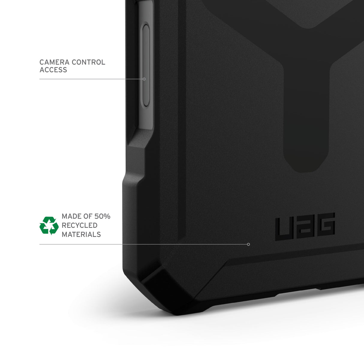 Urban Armor Gear (uag) -  Essential Armor Magsafe Case For Apple Iphone 16 Pro - Black