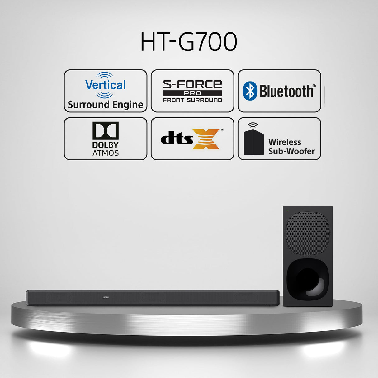 SONY SOUND BAR SYSTEM 400W 3.1-CHANNEL