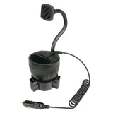 Scosche - Magicmount Powerhub Magnet Cup Holder Phone Mount - Black