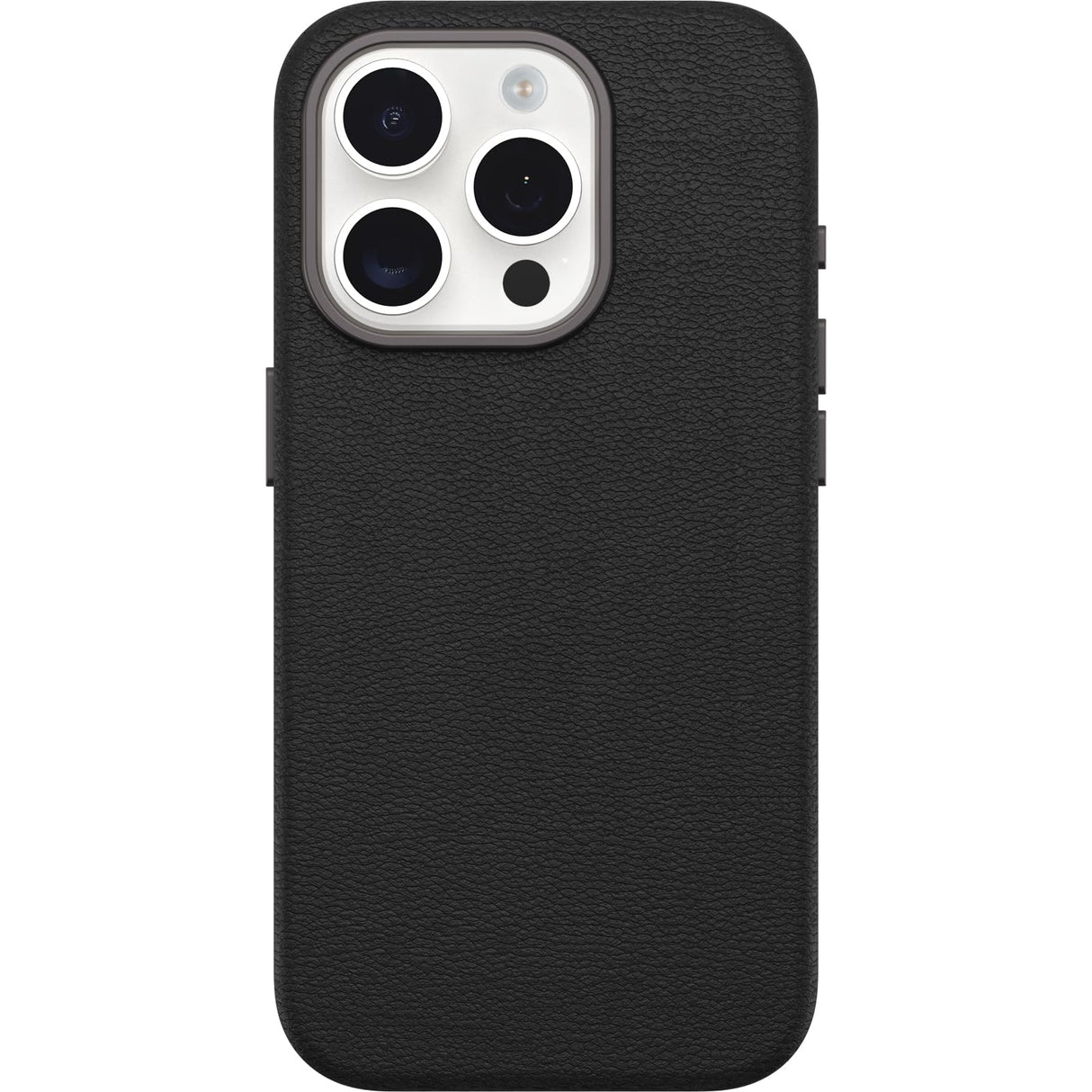 Otterbox - Symmetry Cactus Leather Case For Apple Iphone 15 Pro - Noir Ash