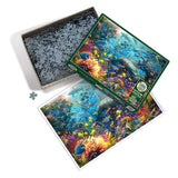 Cobble Hill 1000 Piece Puzzle - Vibrant Sea - Sample Poster Included