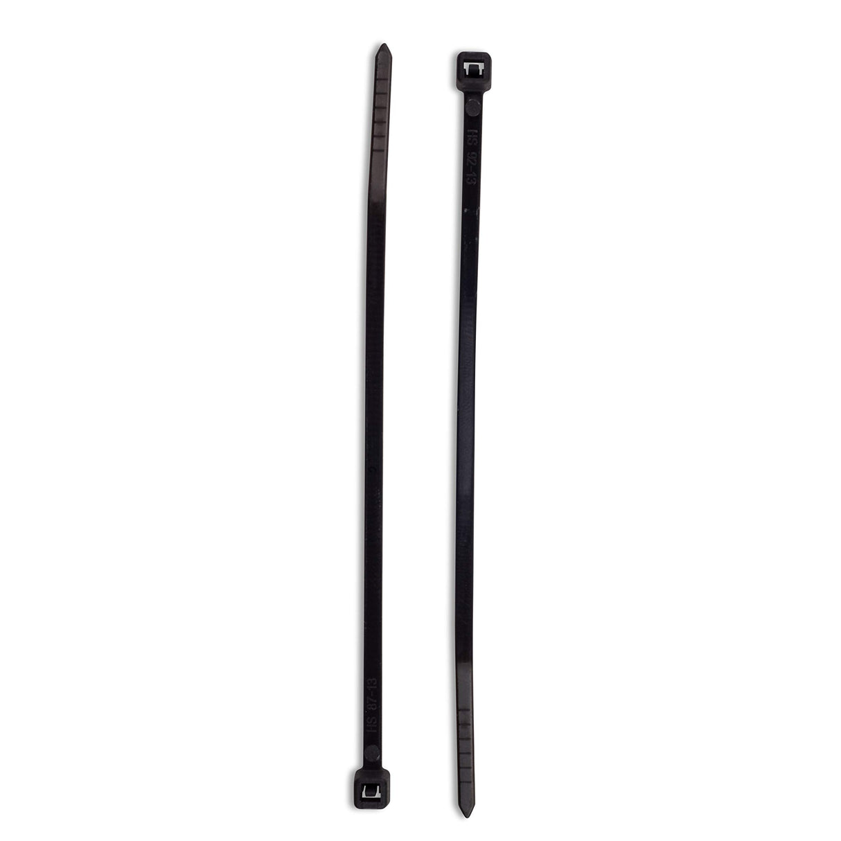CABLE TIE 4IN 18LB NYLON SELF-LOCKING BLACK 100 PACK