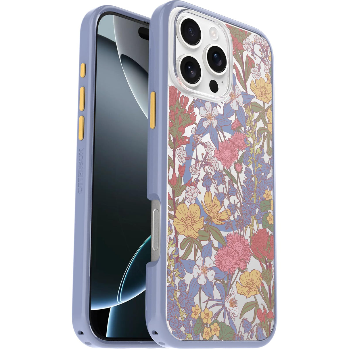 Otterbox - Symmetry Clear Magsafe Case For Apple Iphone 16 Pro Max - Co Wildflowers