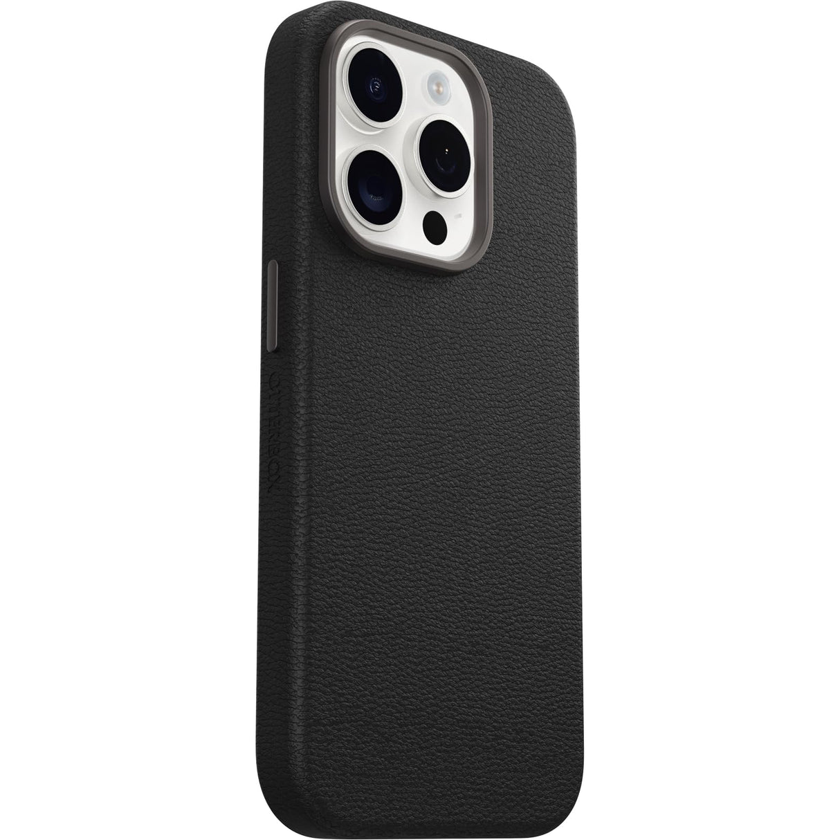 Otterbox - Symmetry Cactus Leather Case For Apple Iphone 15 Pro - Noir Ash