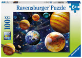 Ravensburger Space 100-Piece Jigsaw Puzzle for Kids - Unique, Pieces | Engaging Space-Themed Artwork | Enhances Concentration and Creativity | Ideal Gift for Birthdays and Holidays