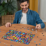 Ravensburger Color Your World Series: Happy Beads 500 Piece Jigsaw Puzzle for Adults - 80695 - Handcrafted Tooling, Made in Germany, Every Piece Fits Together Perfectly