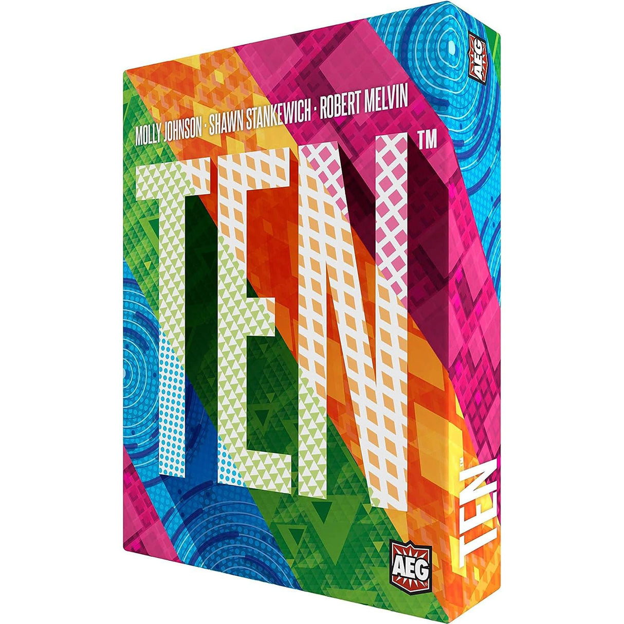 AEG Ten | Push Your Luck Card Game for The Whole Family | from The Creators of Point Salad | Easy to Learn | Quick to Play | 2-6 Players | Ages 10+