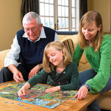 Cobble Hill Family Piece's 350 Puzzle - Farmyard Folly - Sample Poster Included