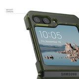 Urban Armor Gear (uag) - Plyo Pro Case For Samsung Galaxy Z Flip5 - Olive And Space Grey