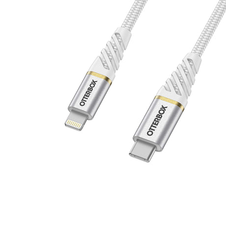 Otterbox - Premium Fast Charge Usb C To Apple Lightning Cable 2m - Cloud Sky