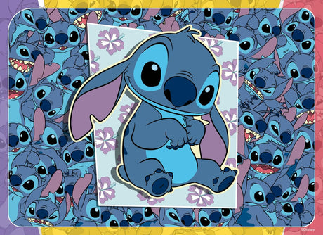 Ravensburger Disney Stitch Bumper Pack 4x100 Piece Jigsaw Puzzle for Kids - Every Piece is Unique, Pieces Fit Together Perfectly