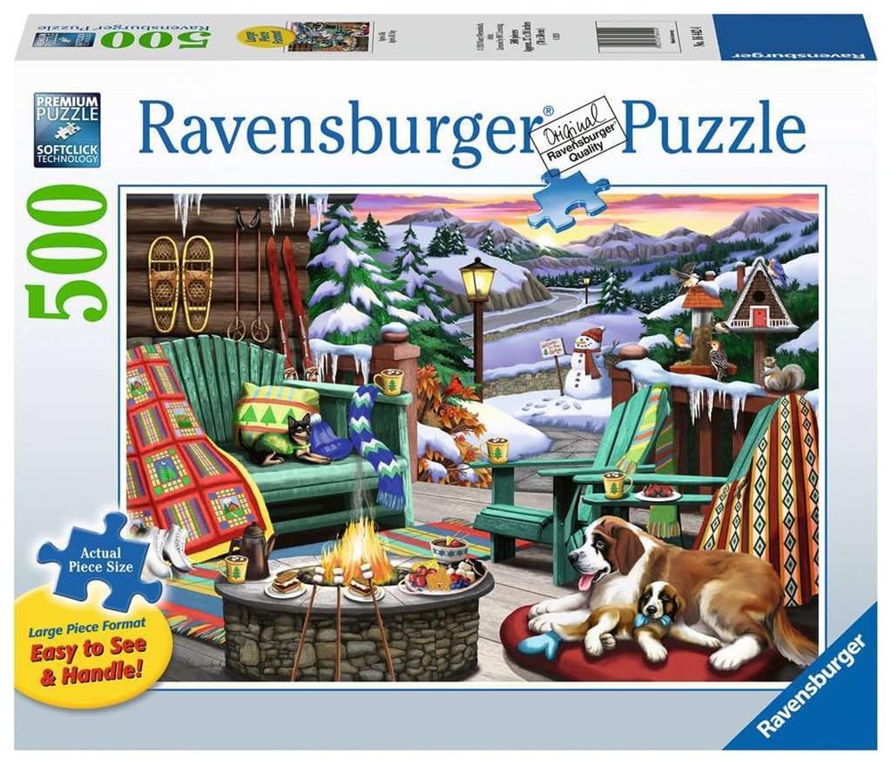 Ravensburger Après All Day Jigsaw Puzzle - 500 Pieces | Large Format | Unique Softclick Interlocking Technology | Perfect for Family Fun and Relaxation | FSC Certified Materials