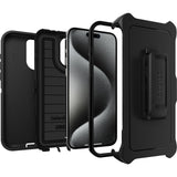 Otterbox - Defender Pro Case For Apple Iphone 15 Pro Max  - Black