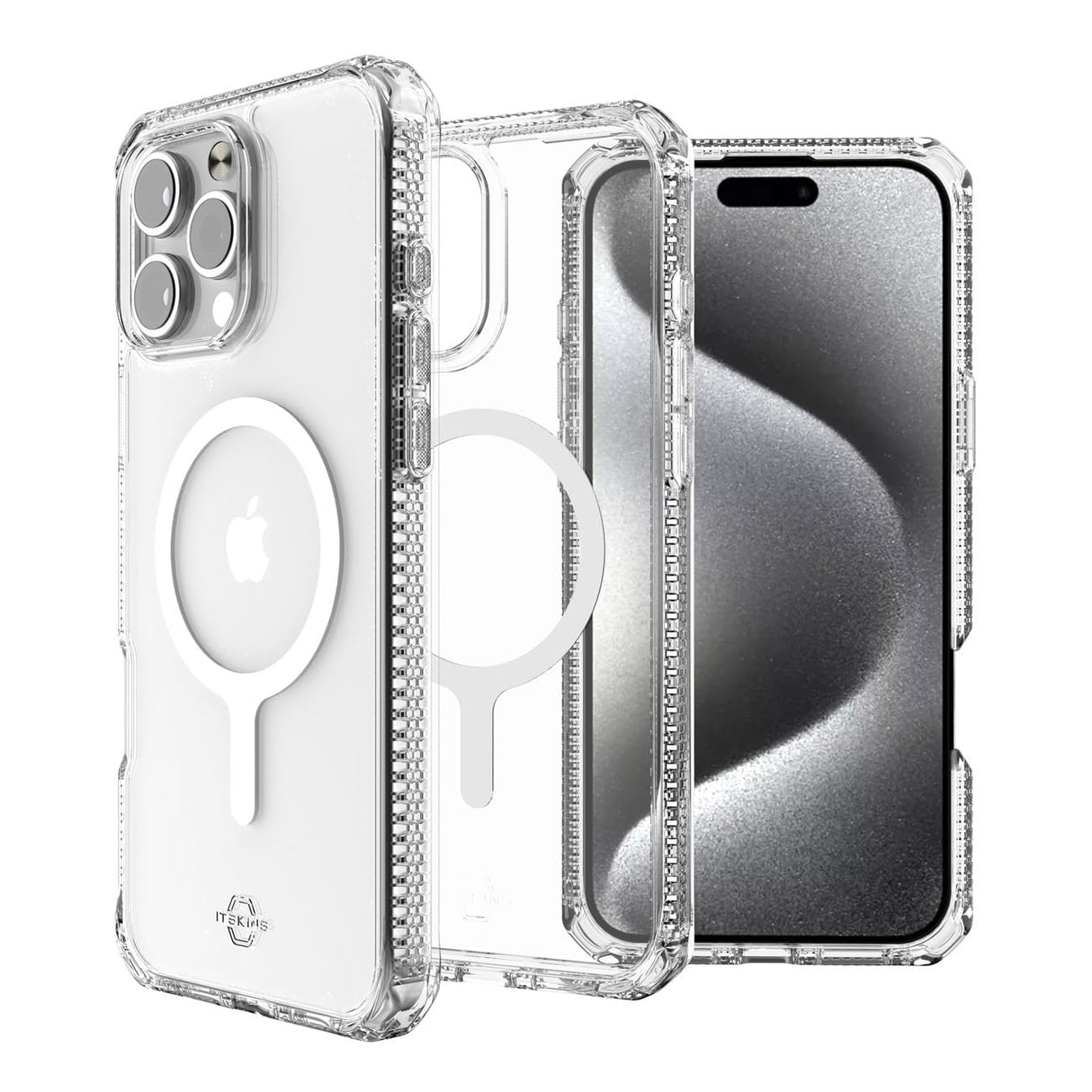 Itskins - Hybrid_r Clear Magsafe Case For Apple Iphone 16 Pro Max - Transparent