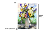 Springbok Puzzle to Remember - Alzheimer & Dementia Activity - 36 Piece Jigsaw Puzzle Butterfly Blossom - Made in USA