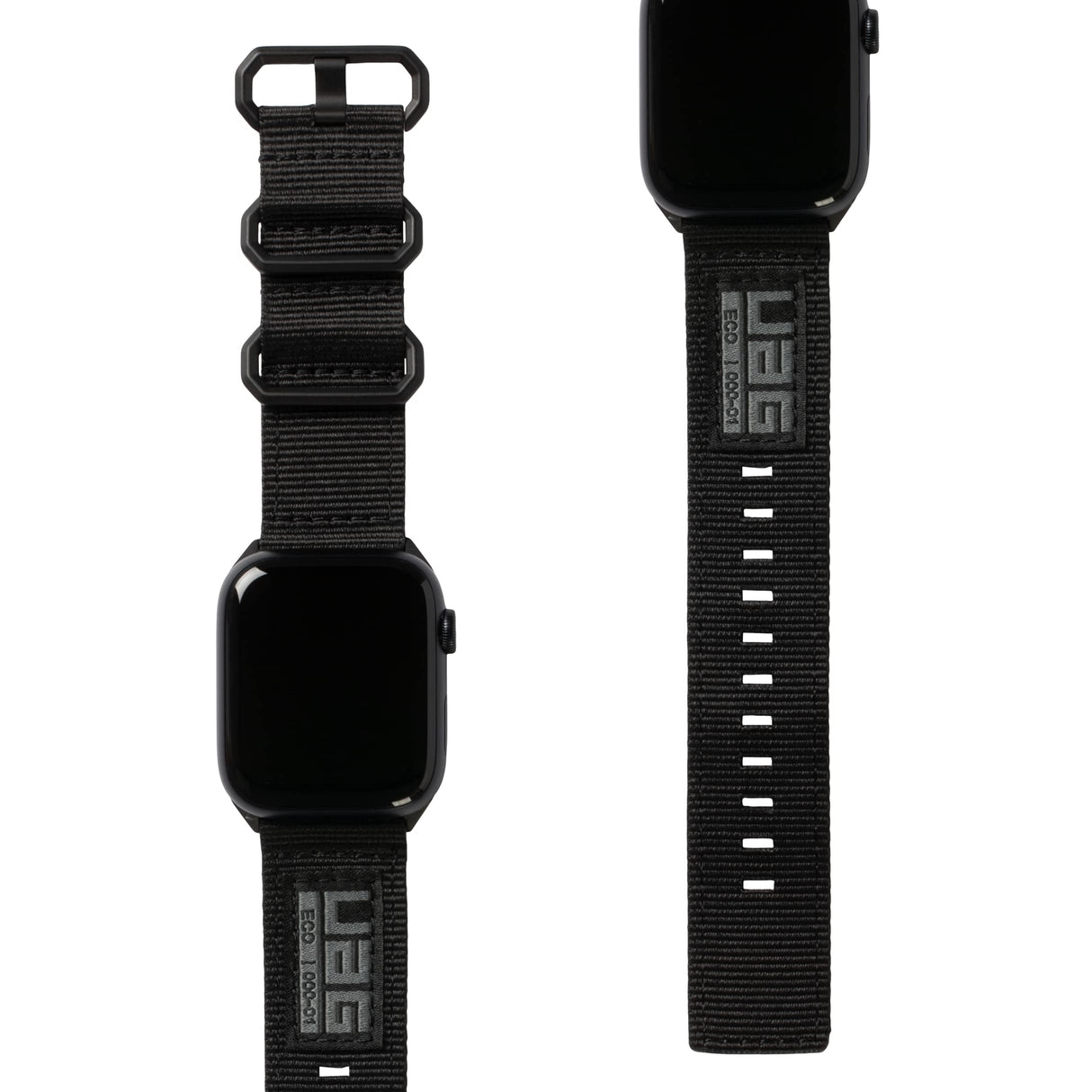 Urban Armor Gear (uag) - Nato Eco Watch Strap For Apple Watch 42mm / 44mm / 45mm / 49mm - Black