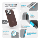 Speck - Presidio2 Grip Magsafe Case For Apple Iphone 15 Pro Max - New Planet