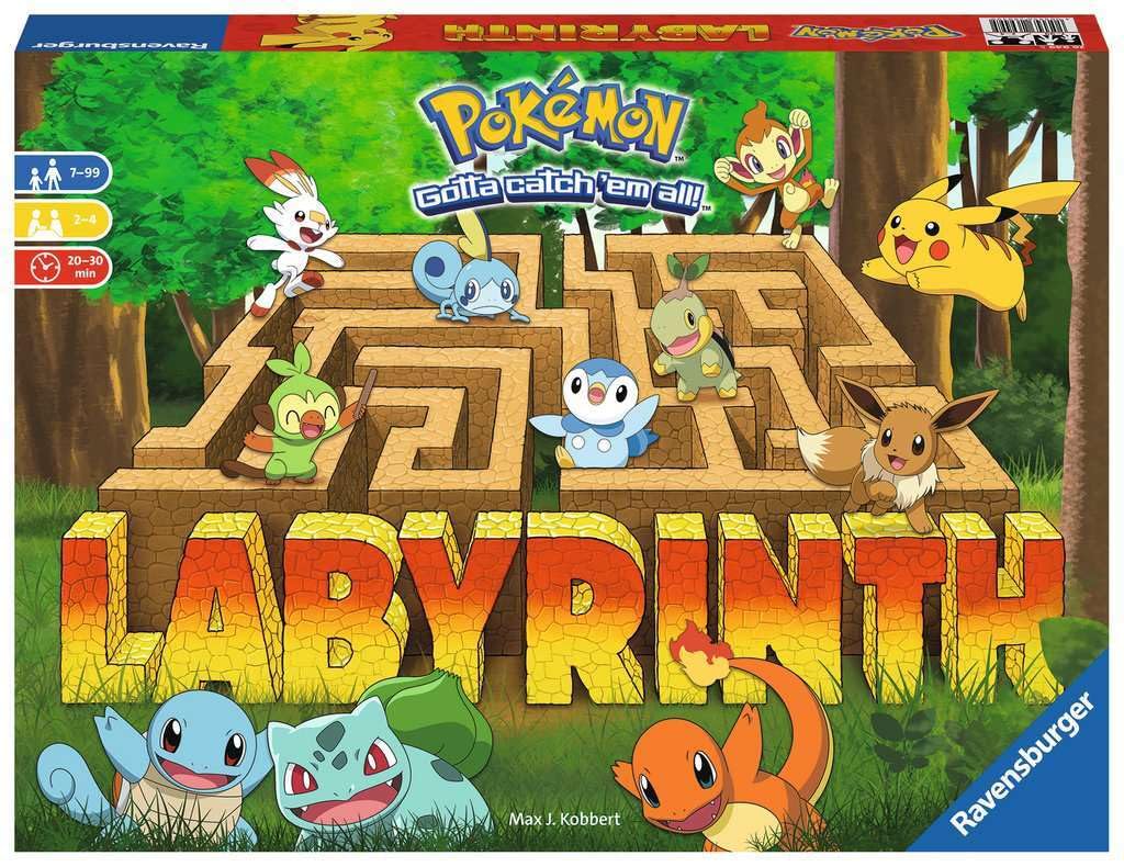 Ravensburger Pokémon Labyrinth - An Entertaining Family Board Game for Kids & Adults | Age 7 & Up | Engaging Gameplay | High Replay Value | 2 - 4 Players