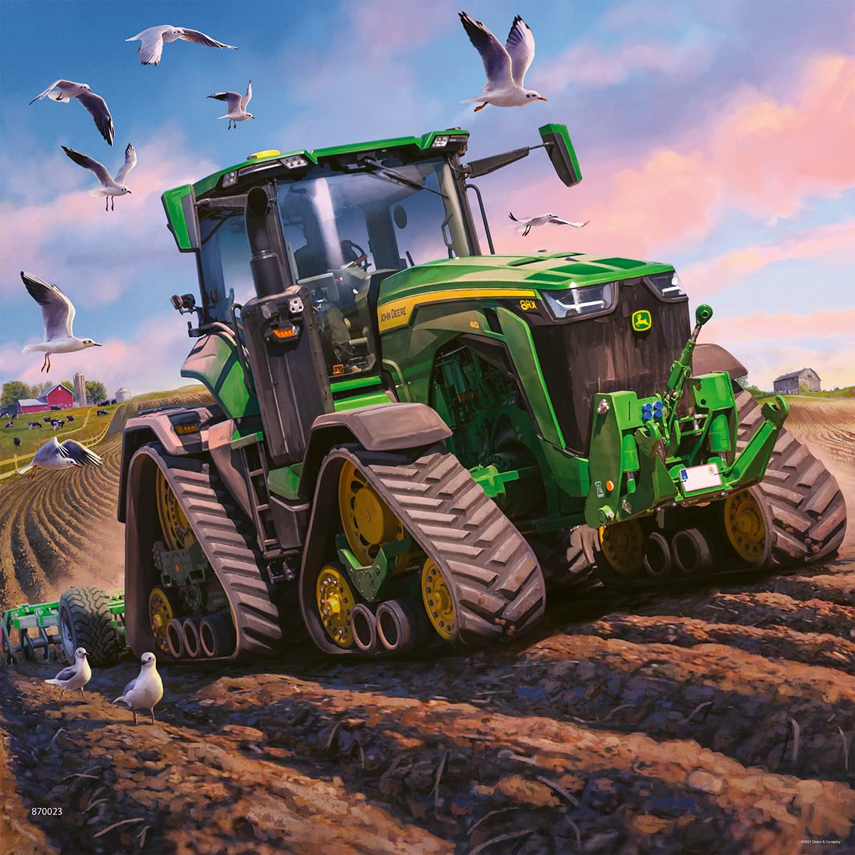 Ravensburger Seasons of John Deere 3 x 49 Piece Jigsaw Puzzle Set for Kids - 05173 - Every Piece is Unique, Pieces Fit Together Perfectly