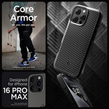 Spigen - Core Amor Case For Apple Iphone 16 Pro Max - Matte Black