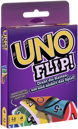 Mattel Games UNO FLIP! Family Card Game, with 112 Cards in a Sturdy Storage Tin, Makes a Great Game for 7 Year Olds and Up