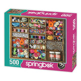 Springbok's 500 Piece Jigsaw Puzzle The Sewing Box