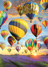 Cobble Hill 1000 Piece Puzzle - Hot Air Balloons - Sample Poster Included