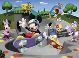 Ravensburger Mickey & Minnie: Skate Park Adventure | 100 Piece Jigsaw Puzzle for Kids | Unique, Well-fitting Pieces | Fun & Educational Toy | FSC Certified