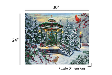 Springbok 1000 Piece Jigsaw Puzzle Holiday Gazebo - image 4