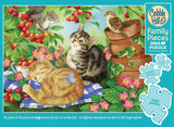 Cobble Hill Family Piece's 350 Puzzle - Under The Cherry Tree (Family) - Sample Poster Included