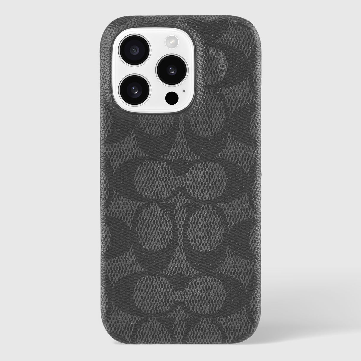 Coach - Slim Wrap Case For Apple Iphone 16 Pro - Signature Charcoal