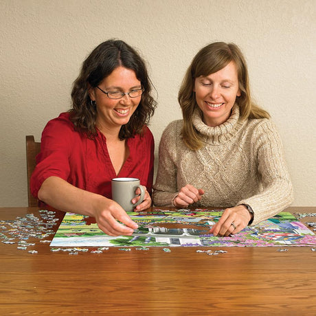 Cobble Hill 500 Piece Puzzle - Spring Cleaning - Sample Poster Included - image 4