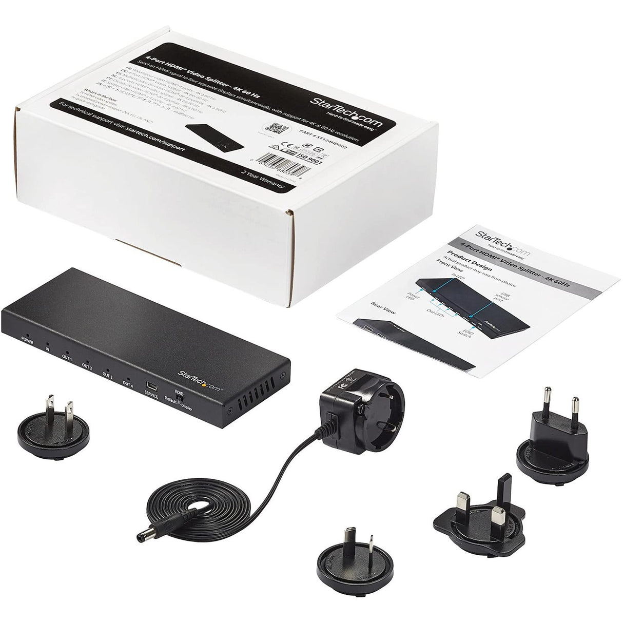 STARTECH 4 PORT HDMI SPLITTER