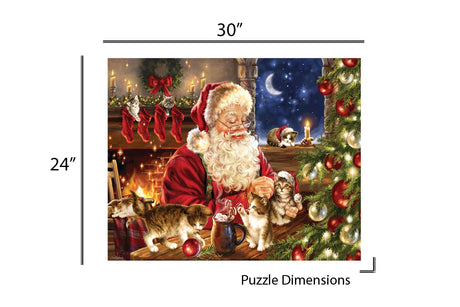 Springbok Christmas Kittens 1000 Piece Jigsaw Puzzle - image 4