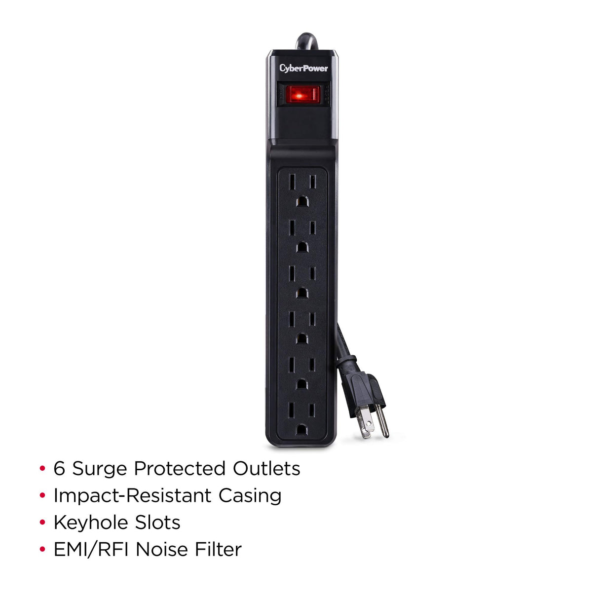 6-OUTLET ESSENTIAL SURGE PROTECTOR