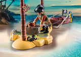 Playmobil Pirate Treasure Island with Rowboat