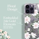 Rifle Paper Co - Ultra Slim Antimicrobial Case For Apple Iphone 14 Pro Max - Willow