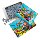 Cobble Hill Family Piece's 350 Puzzle - Molokini Current - Sample Poster Included